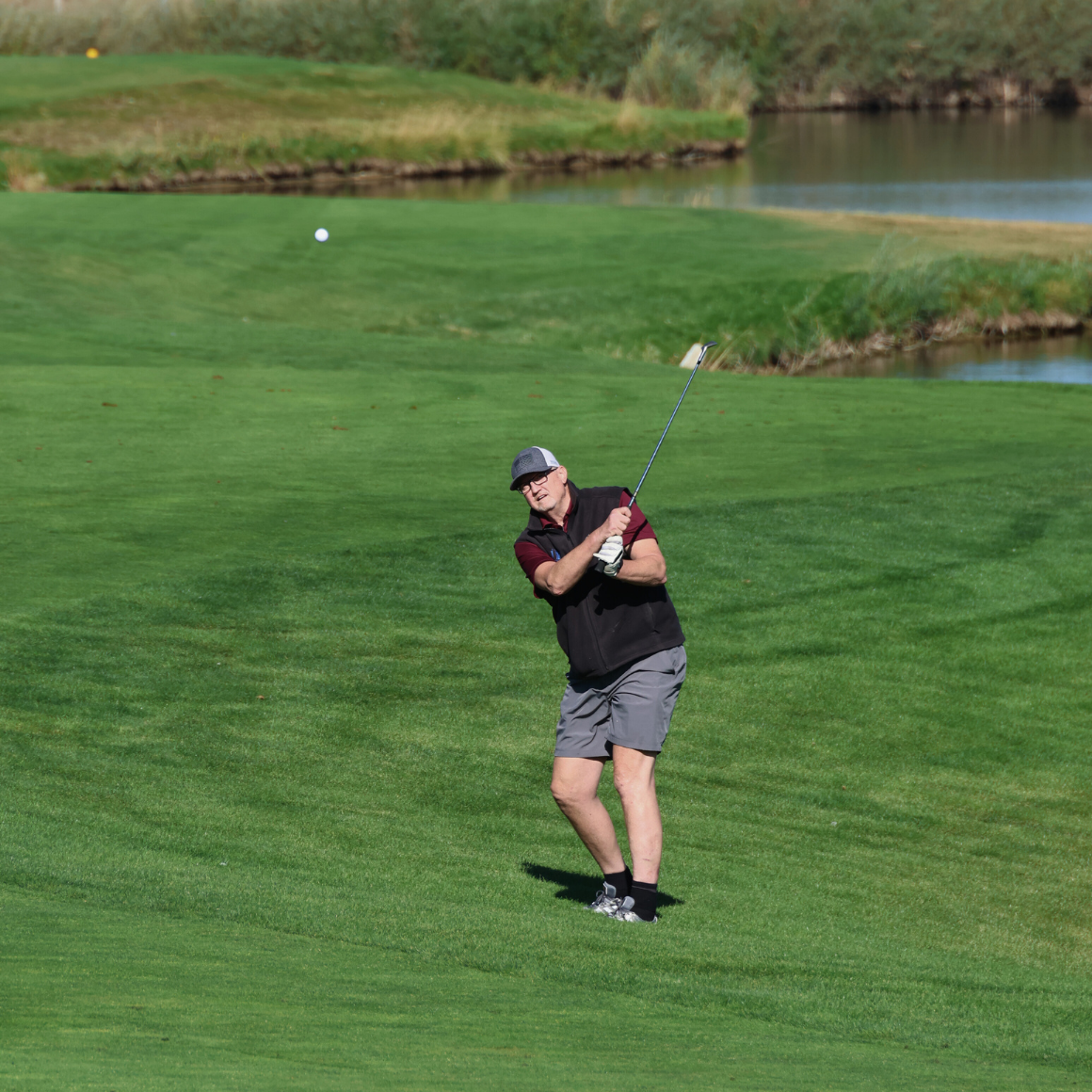 Trails Golf Tournament Person on the Green