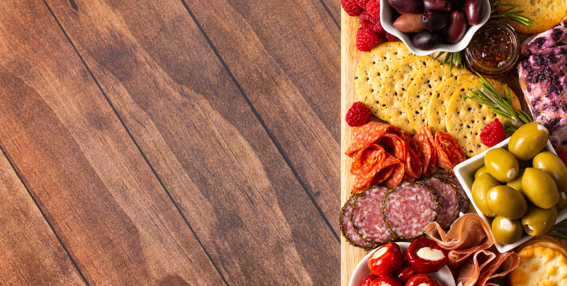 Special Interest Activities | Charcuterie Board with cheeses, crackers, olives, and meats