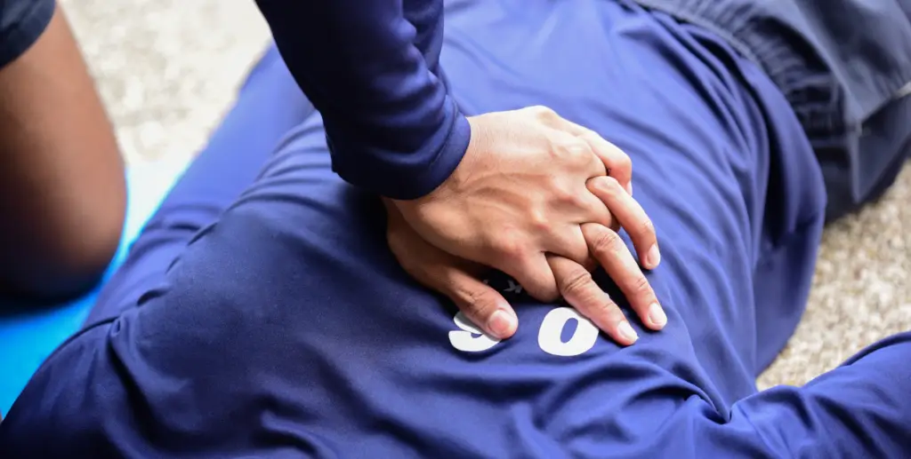 CPR Blog | Close up shot of someone doing chest compressions on a person