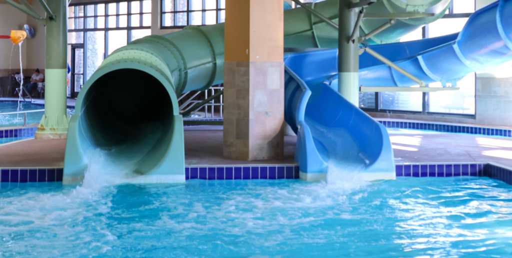 Annual Pool Closure | the two waterslides at Trails Recreation Center and splash down pool.