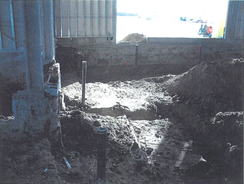 January 2004 Leisure pool has been excavated and under drain rough-in is in progress