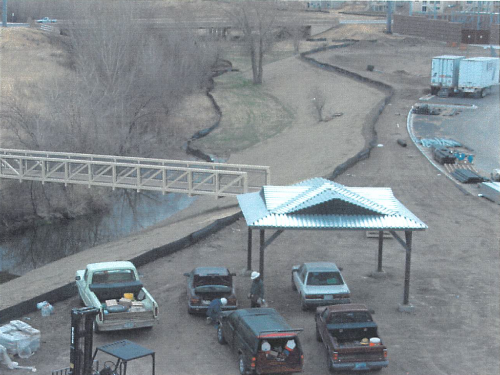 March 2004 Picnic shelter structure complete