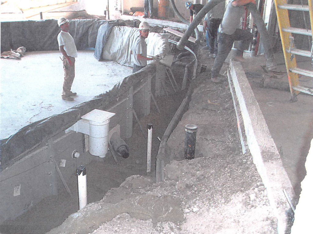 May 2004 | Backfill around leisure pool in progress