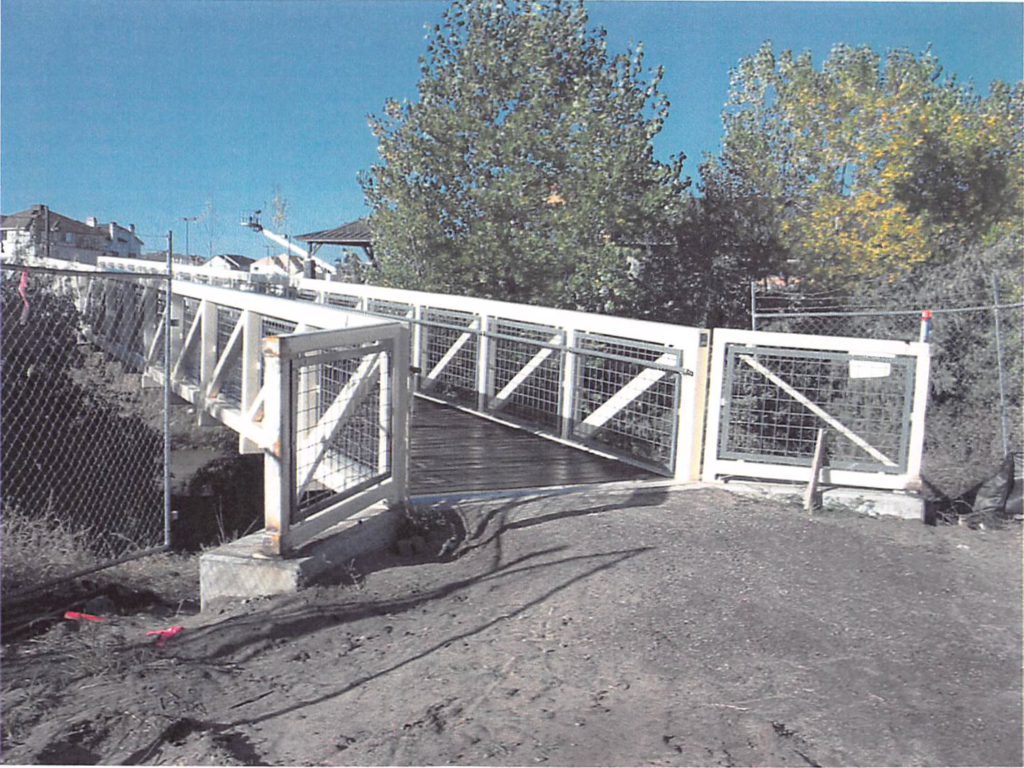 September 2004 | Bridge railing modification in progress