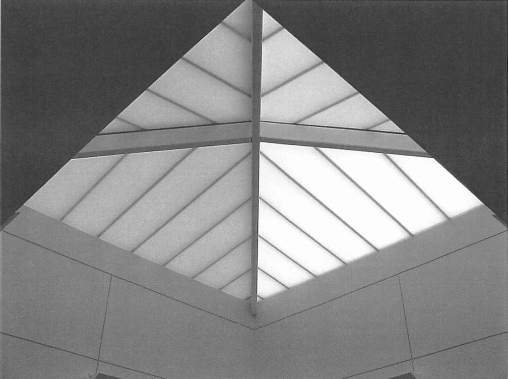 July 2004 | Skylight complete at upper fitness area ceiling